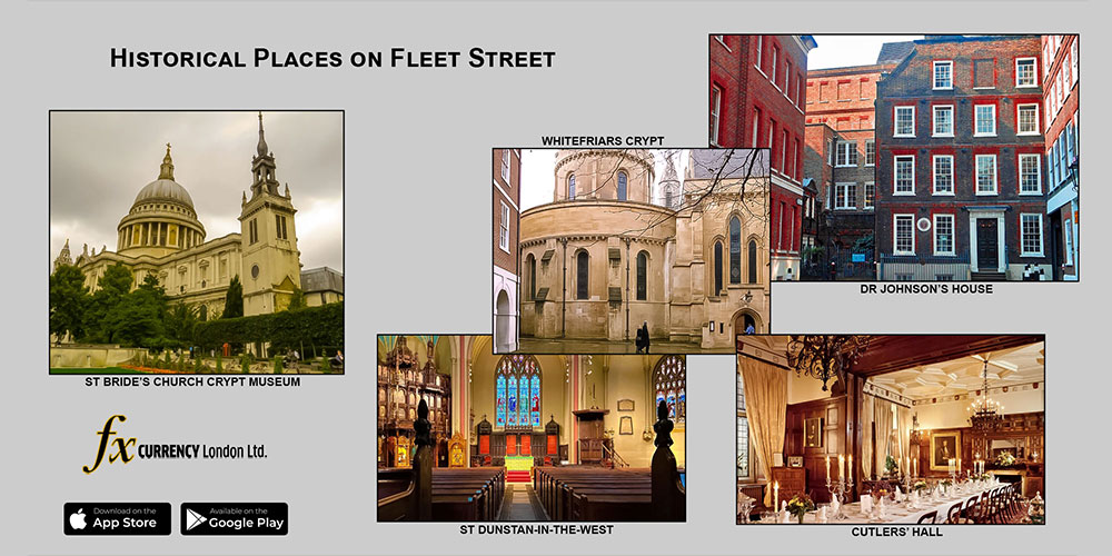 Historical Places of Interest around Fleet Street